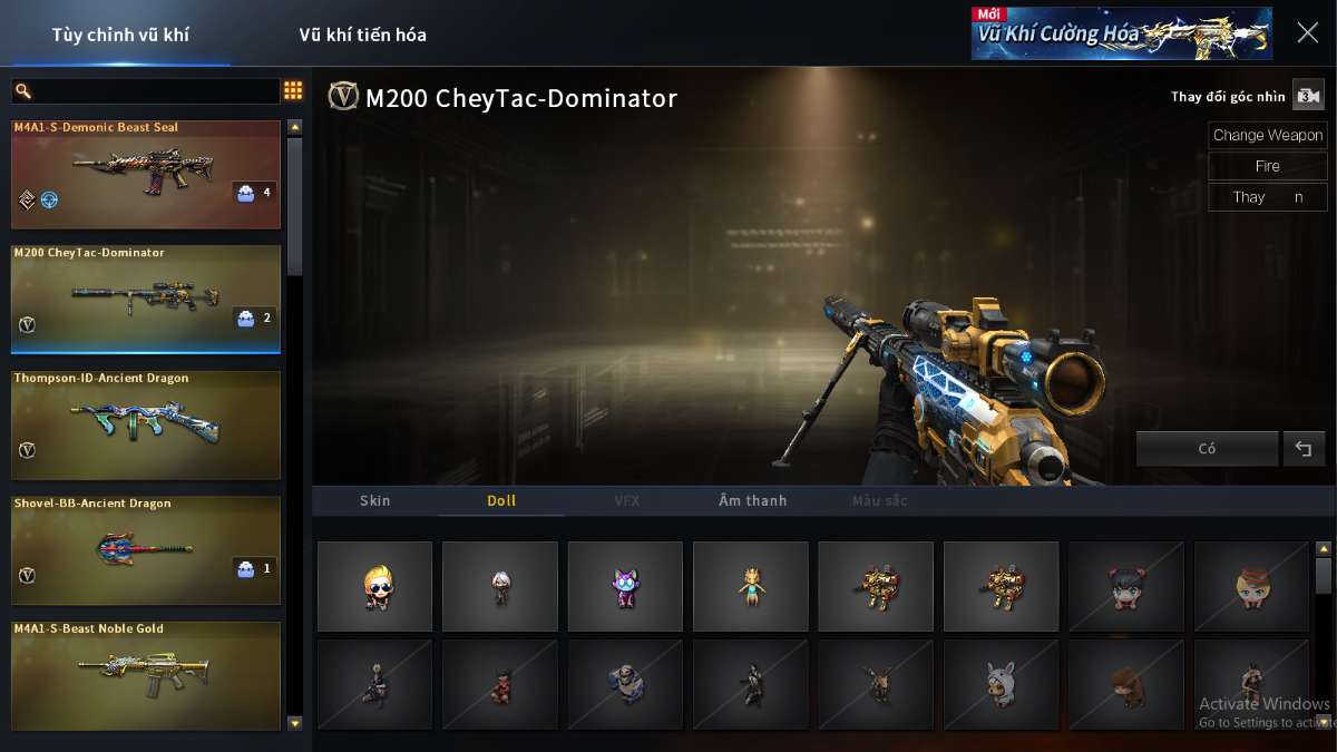 shop acc cf uy tin gia re